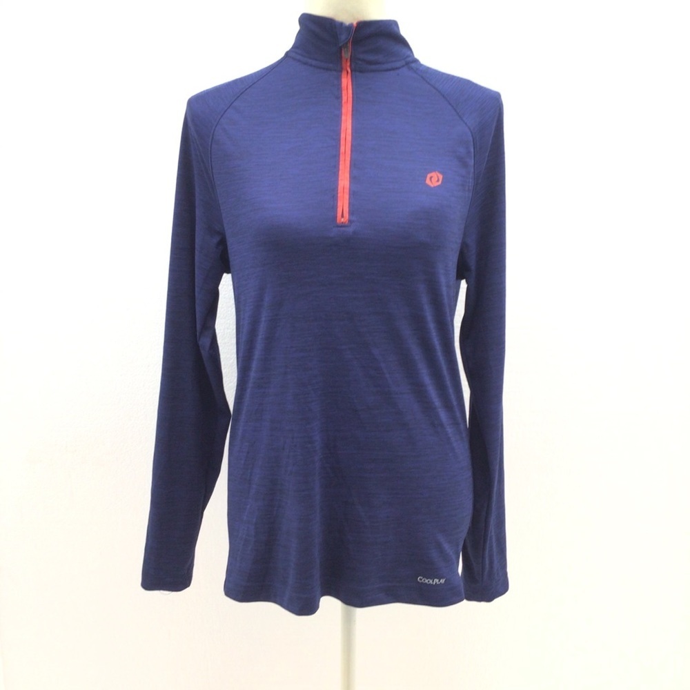 SB Tech Coolplay Blue Long Sleeve Athletic Top